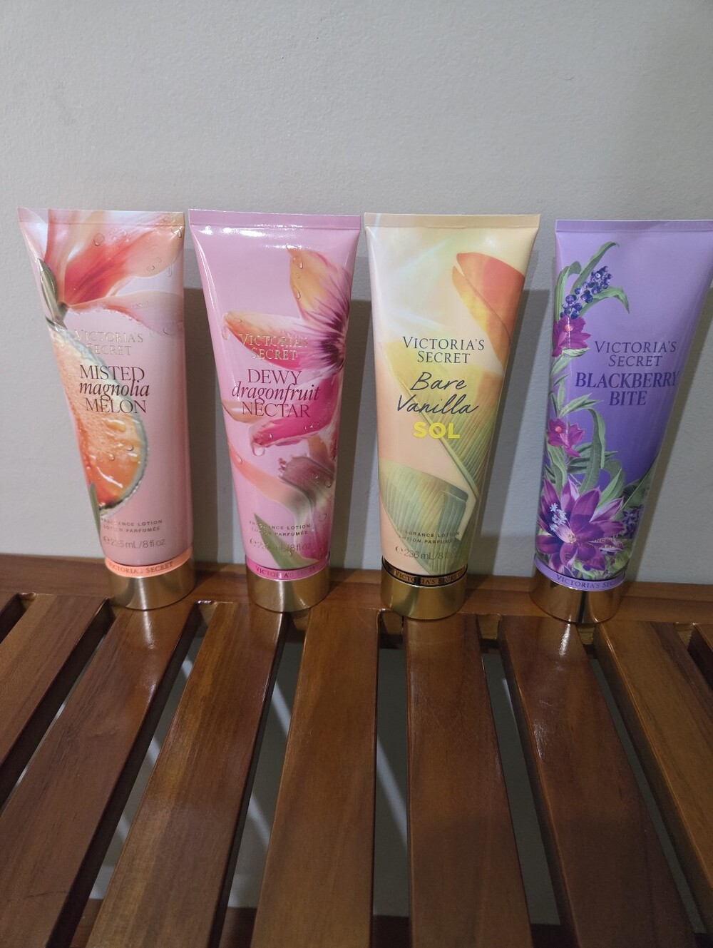 Victoria's Secret Lotion Variety-Misted Magnolia Melon,Dewy Dragonfruit Nectar